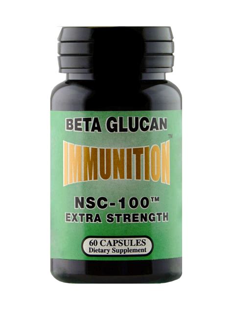 nsc 100 beta glucan - nsc 100 supplements